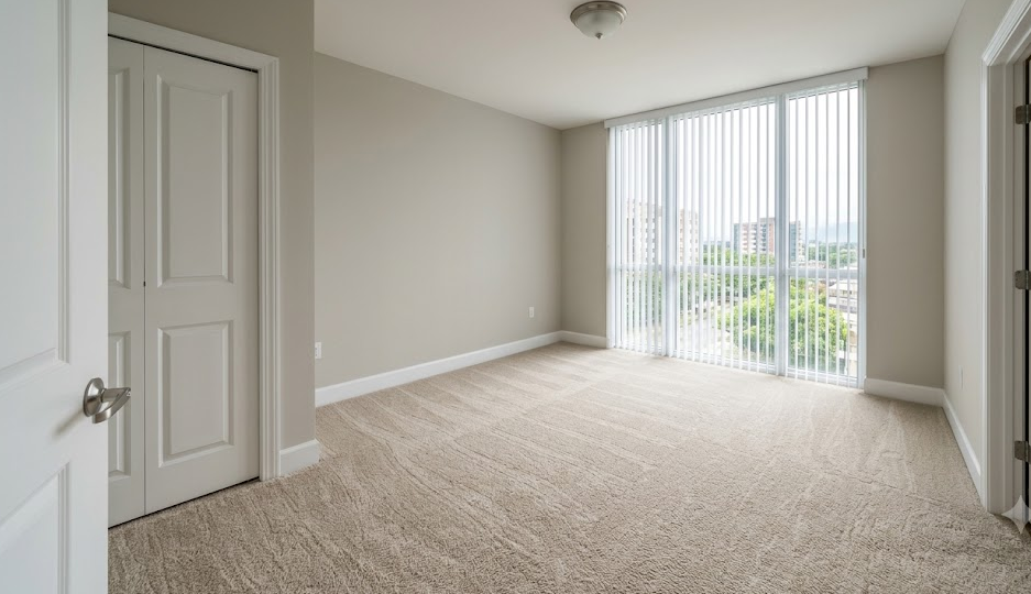 Freshly cleaned living space